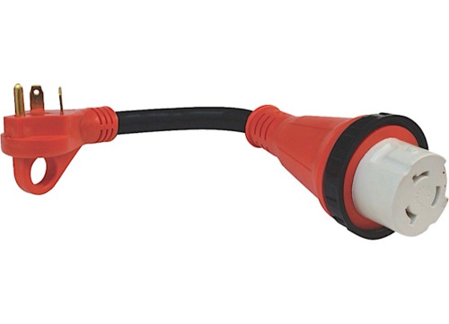 VALTERRA PRODUCTS LLC 30AM-50AF DETACH ADAPTER CORD W/HDL, 12IN, RED, CARDED|A10-3050HDVP VALTERRA PRODUCTS LLC 30AM-50AF DETACH ADAPTER CORD W/HDL, 12IN, RED, CARDED|A10-3050HDVP