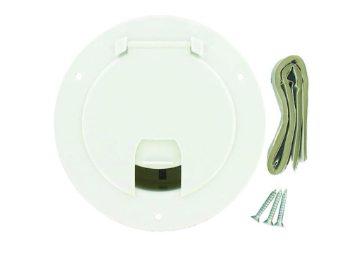 VALTERRA PRODUCTS LLC CABLE HATCH, LARGE ROUND, WHITE, CARDED|A10-2135VP VALTERRA PRODUCTS LLC CABLE HATCH, LARGE ROUND, WHITE, CARDED|A10-2135VP