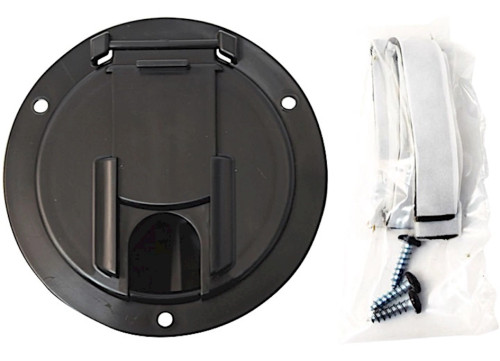 VALTERRA PRODUCTS LLC CABLE HATCH, MED ROUND, BLACK, CARDED|A10-2137BKVP VALTERRA PRODUCTS LLC CABLE HATCH, MED ROUND, BLACK, CARDED|A10-2137BKVP