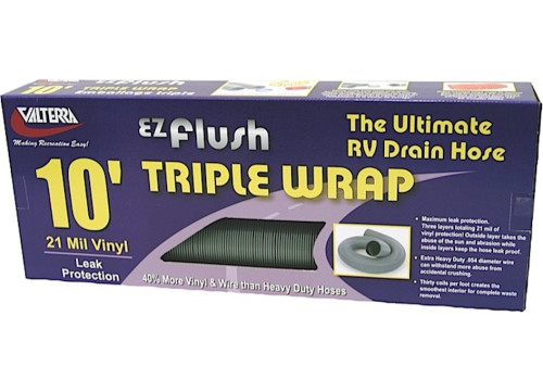 VALTERRA PRODUCTS LLC EZ FLUSH TRIPLE WRAP DRAIN HOSE, 10|D04-0050 VALTERRA PRODUCTS LLC EZ FLUSH TRIPLE WRAP DRAIN HOSE, 10|D04-0050