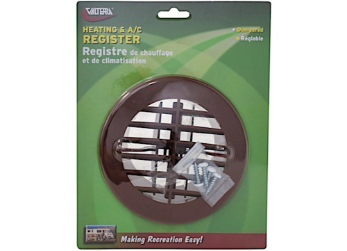 VALTERRA PRODUCTS LLC ROUND REGISTER, BROWN, CARDED|A10-3352VP VALTERRA PRODUCTS LLC ROUND REGISTER, BROWN, CARDED|A10-3352VP