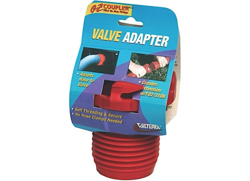 VALTERRA PRODUCTS LLC EZ COUPLER VALVE ADAPTER, RED, CARDED|F02-3101 VALTERRA PRODUCTS LLC EZ COUPLER VALVE ADAPTER, RED, CARDED|F02-3101