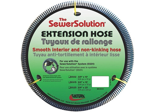 VALTERRA PRODUCTS LLC SEWERSOLUTION EXTENSION HOSE, 25|SS25 VALTERRA PRODUCTS LLC SEWERSOLUTION EXTENSION HOSE, 25|SS25