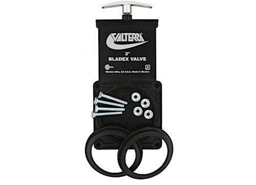 VALTERRA 3” BLADEX WASTE VALVE BODY WITH METAL HANDLE|T1003BUM