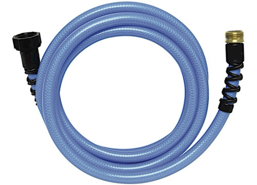 VALTERRA AQUAFRESH HIGH PRESSURE DRINKING WATER HOSE WITH HOSE SAVERS, 1/2” X 10” – BLUE|W01-8120