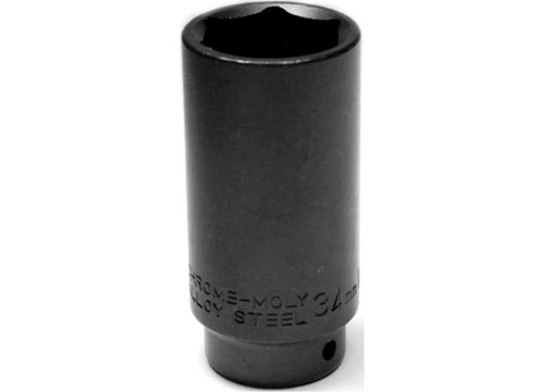 PERFORMANCE TOOL 34MM FWD AXLE NUT SKT CHR-MOLY|W156