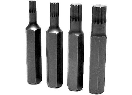 PERFORMANCE TOOL 4 PC 12 POINT METRIC BIT SET|W1395