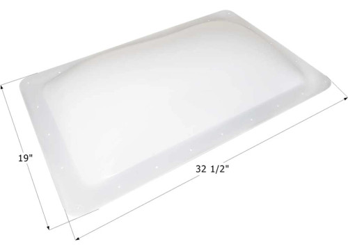 ICON RV SKYLIGHT, 28.5" X 15" - TRANSLUCENT WHITE|12902