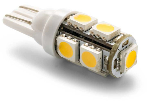 CAMCO LED - 921/922/912 (T10 WEDGE) 9-LED 95LM, BRIGHTWHITE (1PK)|54623