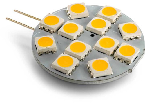 CAMCO LED - JC10 BI-PIN (G4 CHIP) 12-LED 165LM, BRIGHT WHITE (1PK)|54627