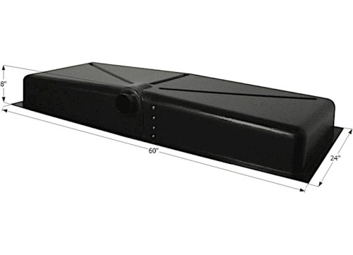 ICON RV WASTE HOLDING TANK WITH CENTER SIDE DRAIN & 3" SPIGOT FITTING - 30 GALLON CAPACITY|12427