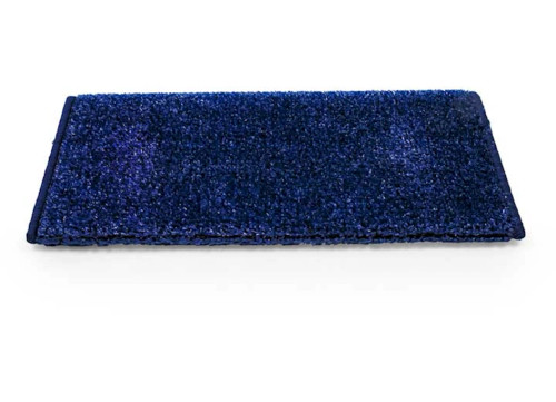CAMCO PREMIUM WRAP AROUND RV STEP ARTIFICIAL TURF RUG - 18" WIDE BLUE|42916
