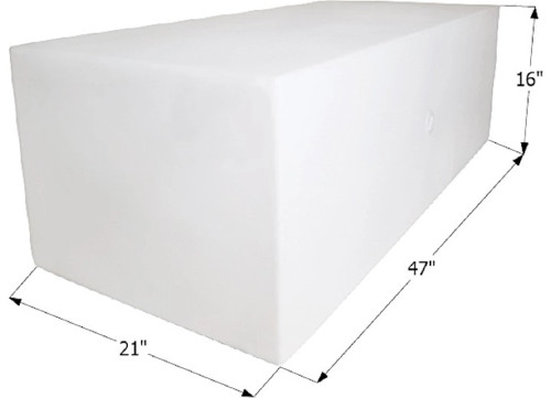 ICON TECHNOLOGIES LIMITED RV FRESH WATER TANK, WT2456, 47X16X21, 63 GAL, TANK ONLY|12456