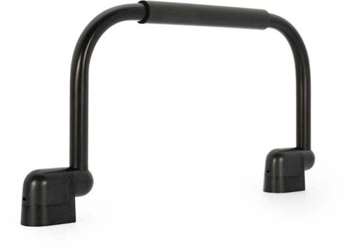 CAMCO SHORT FOLD-AWAY GRAB HANDLE - BLACK|42197