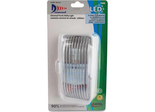 VALTERRA PRODUCTS LLC LED PORCH LIGHT CLEAR LENS|DG52724VP