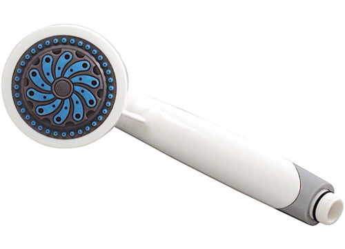 VALTERRA PRODUCTS LLC SHOWER HEAD, 5 FUNCTION HANDHELD, FLOW CONTROL, WHITE|PF276056