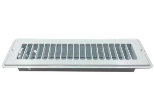 AP PRODUCTS 2-1/4 X 10 FLOOR REGISTER, WHITE|013-640