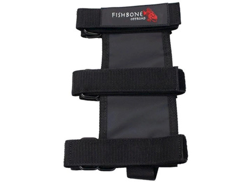 KENTROL/FISHBONE OFFROAD FIRE EXTINGUISHER HOLDER IN BLACK NYLON WEBBING (FOR 2.5 OR 3 LBS EXTINGUISHER FIRE)|FB55154