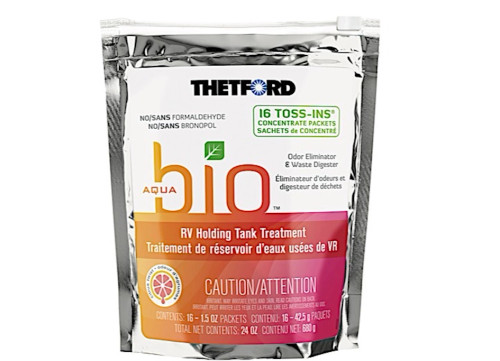 THETFORD AQUABIO CITRUS TWIST HOLDING TANK TREATMENT – 16-PACK TOSS-INS|96590