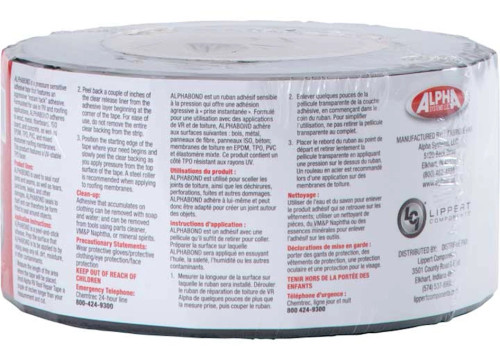 ALPHA SYSTEMS ALPHABOND TPO TAPE 3"X50|862406