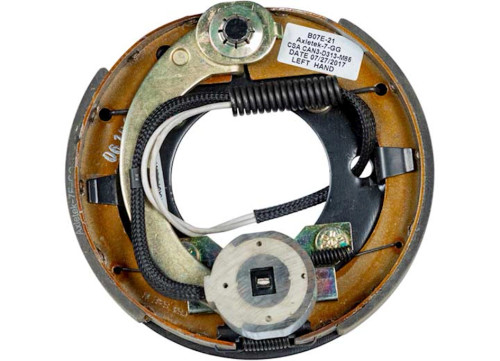 LIPPERT 7IN X 1.25IN LH ELECTRIC BRAKE ASSEMBLY, 2200LB AXLE (RETAIL BOX)|389875