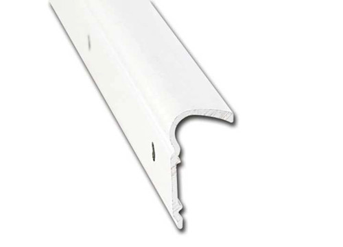 AP PRODUCTS NON INSERT ROOF TRIM- POLAR WHITE- 16 FT|021-51101-16