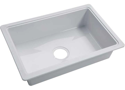 LIPPERT 25IN X 17IN SINGLE BOWL SINK - WHITE|809032