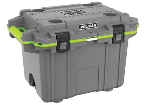PELICAN 50-QUART ELITE COOLER - DARK GRAY/GREEN|50Q-1-DKGRYEGRN