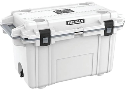 PELICAN 70-QUART ELITE COOLER - WHITE/GRAY|70Q-1-WHTGRY