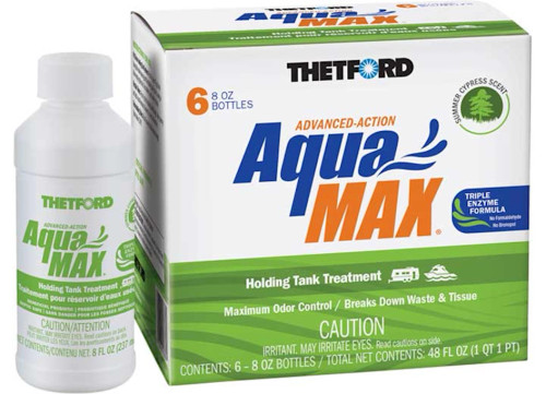 THETFORD AQUAMAX SUMMER CYPRESS HOLDING TANK TREATMENT – 8 OZ. LIQUID (6-PACK)|96689