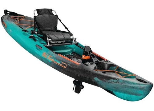 OLD TOWN SPORTSMAN SALTY PDL 120 PEDAL KAYAK - PHOTIC CAMO|01.4073.0101