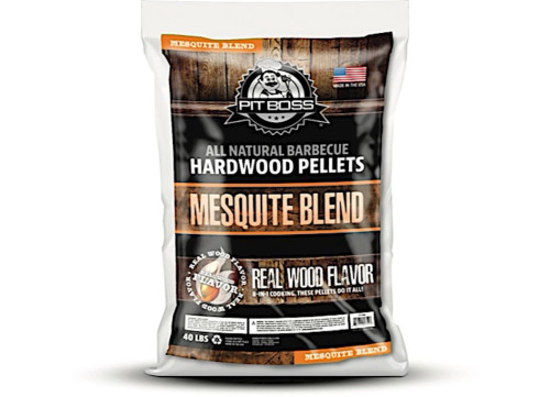 PIT BOSS 40 LB. MESQUITE BLEND ALL NATURAL BARBECUE HARDWOOD PELLETS|55438