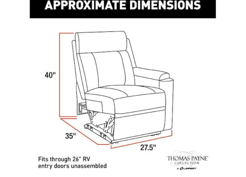 LIPPERT LEFT HAND RECLINER (ALTOONA)|2020134971