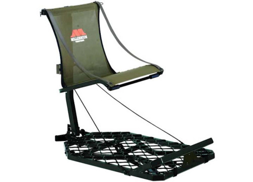 MILLENNIUM TREESTANDS M150 MONSTER HANG ON TREE STAND WITH ADJUSTABLE SEAT HEIGHT|M-150-SL