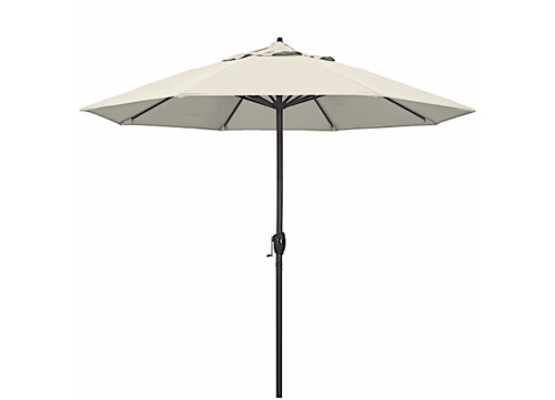 CALIFORNIA UMBRELLA CASA SERIES 9 FT. PATIO UMBRELLA - ANTIQUE BEIGE OLEFIN / BRONZE|ATA908117-F22