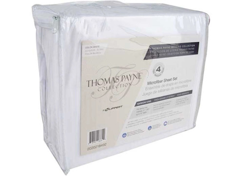 THOMAS PAYNE MICROFIBER SHEET SET - NARROW KING|2020218492