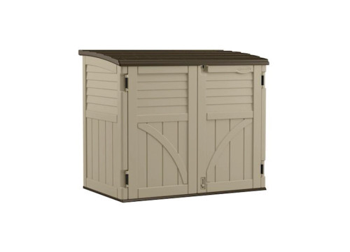 SUNCAST HORIZONTAL SHED WITH FLOOR - SAND|BMS3400