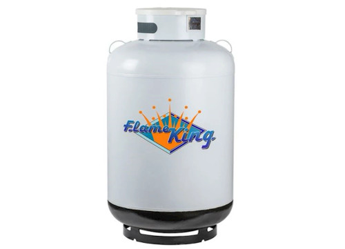 FLAME KING 420LB ASME CYLINDER W/FLOAT GAUGE &RELIEF VALVE|YSN420ASME