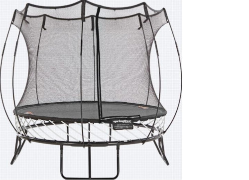 SPRINGFREE 8 FT. COMPACT ROUND TRAMPOLINE|R54