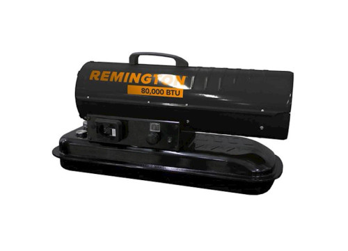REMINGTON BATTERY-POWERED KEROSENE/DIESEL FORCED AIR HEATER – 80,000 BTU (BATTERY NOT INCLUDED)|REM-80TBOA-KFA-B