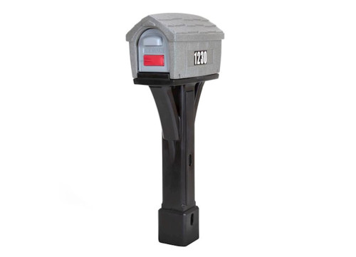 AMERICAN HOME CLASSIC HOME MAILBOX – GRAY STONE / BLACK|41670R-02
