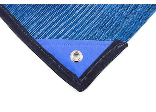 CAMCO REVERSIBLE AWNING MAT - 6' X 9' BLUE|42881