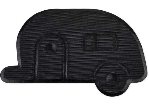 LIFE IS BETTER AT THE CAMPSITE LIBATC - SCRUB RUG, GRAY, RETRO TRAVEL TRAILER|53116