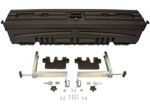 DU-HA HUMPSTOR TRUCK BED EXTERIOR STORAGE/GUN CASE FITSTOPPERS(MOUNTING KIT INC)BLACK|70801