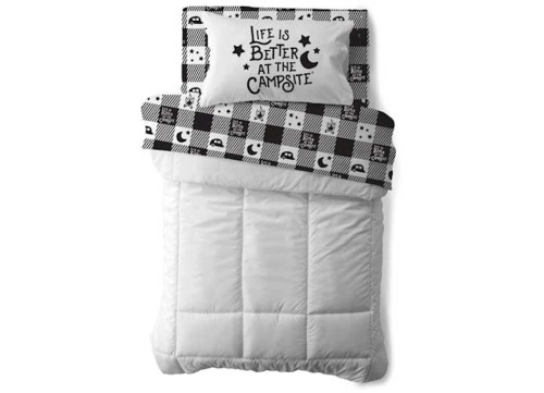 LIFE IS BETTER AT THE CAMPSITE LIBATC, BUFFALO BED SHEETS, BUNK|53475