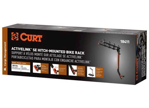 CURT ACTIVELINK SE HITCH-MOUNTED BIKE RACK (4 BIKES, 2IN SHANK)|18411