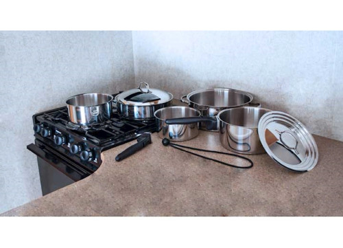 CAMCO SS COOKWARE, 10 PC NESTING SET (CAMCO)|43921