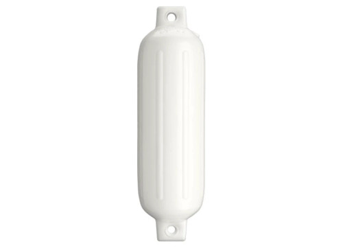 POLYFORM 5.5IN X 19IN TWIN EYE FENDER G-3 WHITE|G-3 WHITE