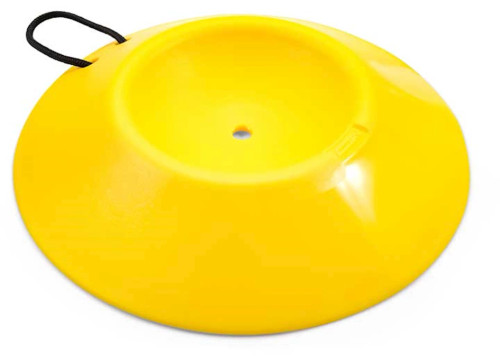 CAMCO RV WHEEL DOCK FOR TRAILER TONGUE WHEEL - YELLOW|44632