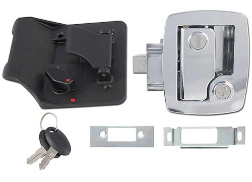 BAUER PRODUCTS BAUER KEYD-A-LIKE TOWABLE LOCK W/KEYS - CHROME|013-535